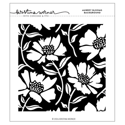 Aubrey Blooms Background Stamp