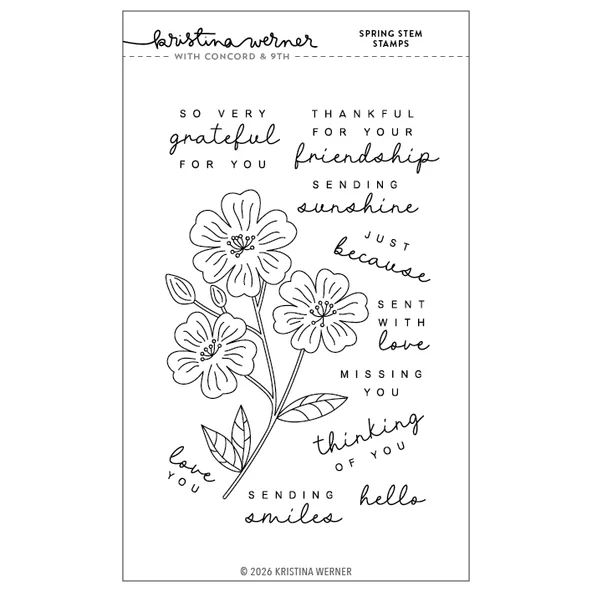 Spring Stem Stamp Set