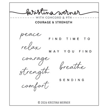 Courage and Strength Stamp Set