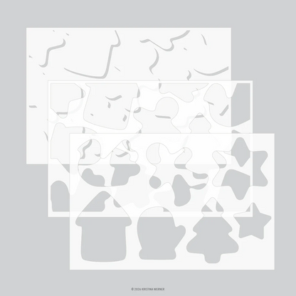 Gingerbread Cookies Stencil Pack