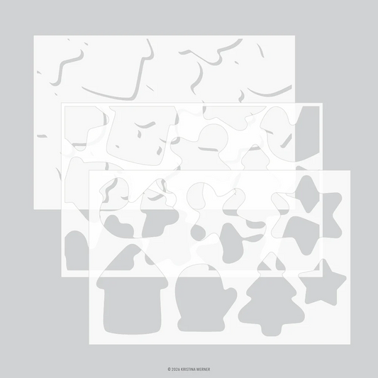 Gingerbread Cookies Stencil Pack
