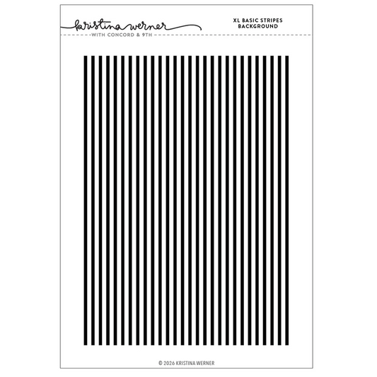 XL Basic Stripes Background Stamp
