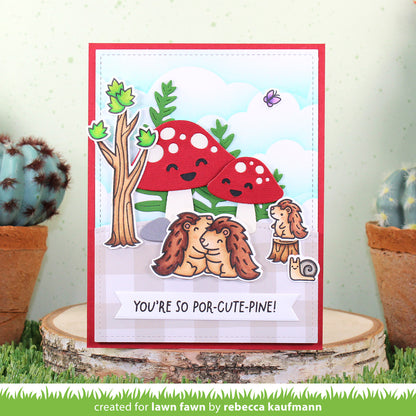 Happy Mushrooms Lawn Cuts