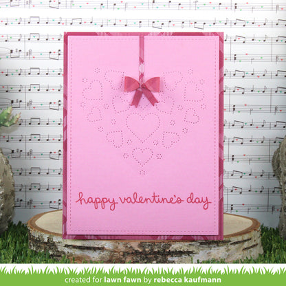Heart Pouch Dotted Hearts Add-On Lawn Cuts