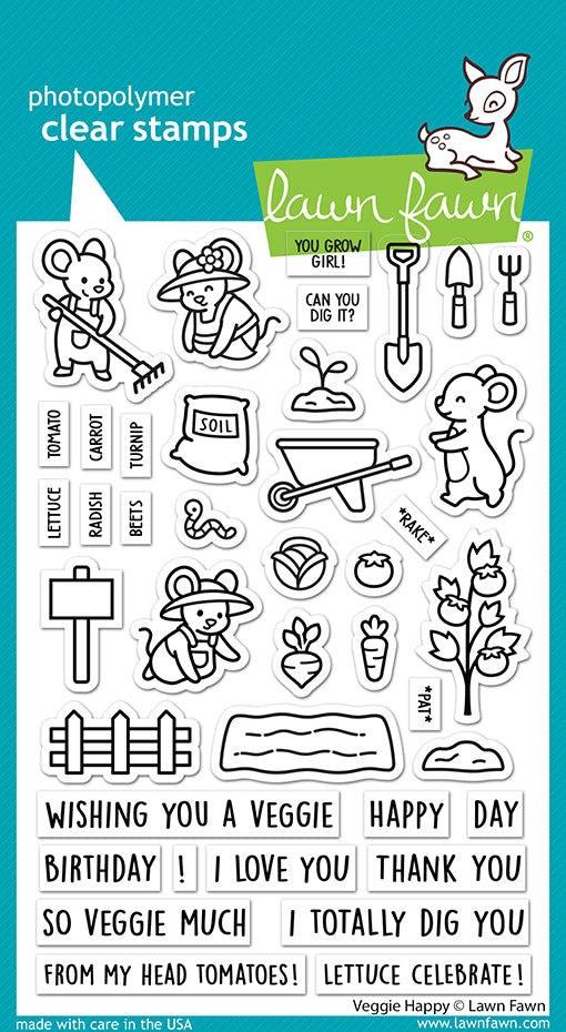 Veggie Happy Stamp Set