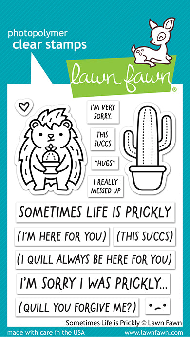 Sometimes Life Is Prickly Stamp Set