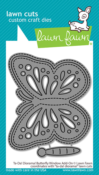Ta-Da! Diorama! Butterfly Window Add-On Lawn Cuts
