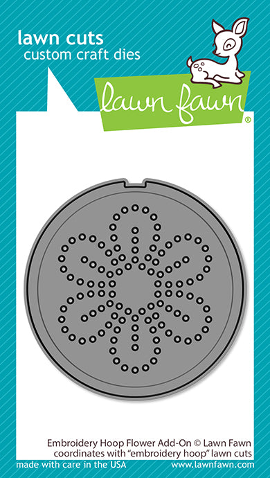 Embroidery Hoop Flower Add-On Lawn Cuts