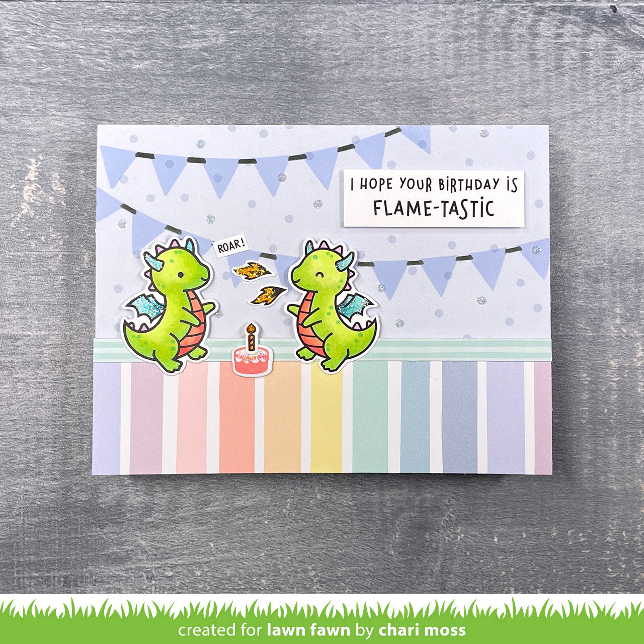 Little Dragon Flip Flop Stamp Set