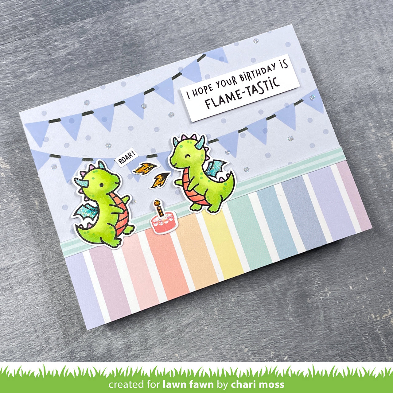 Little Dragon Flip Flop Stamp Set