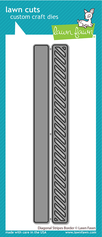 Diagonal Stripes Border Lawn Cuts