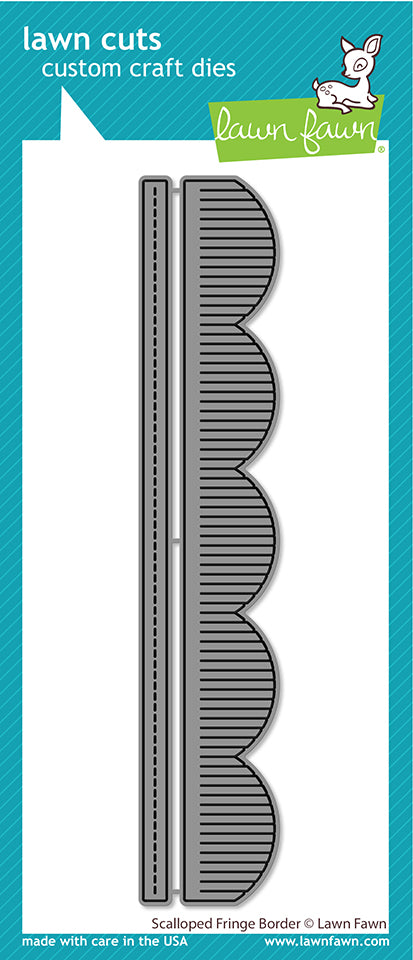 Scalloped Fringe Border Lawn Cuts