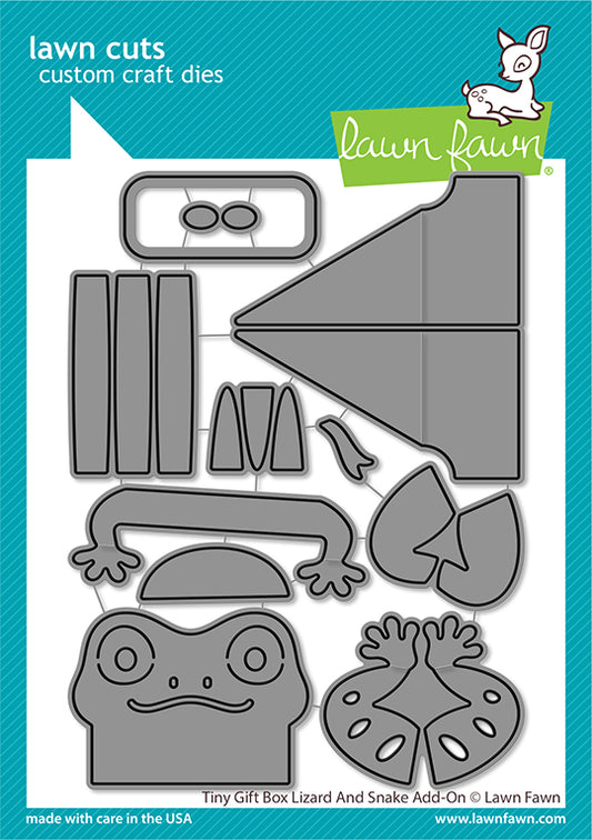 Tiny Gift Box Lizard And Snake Add-On Lawn Cuts