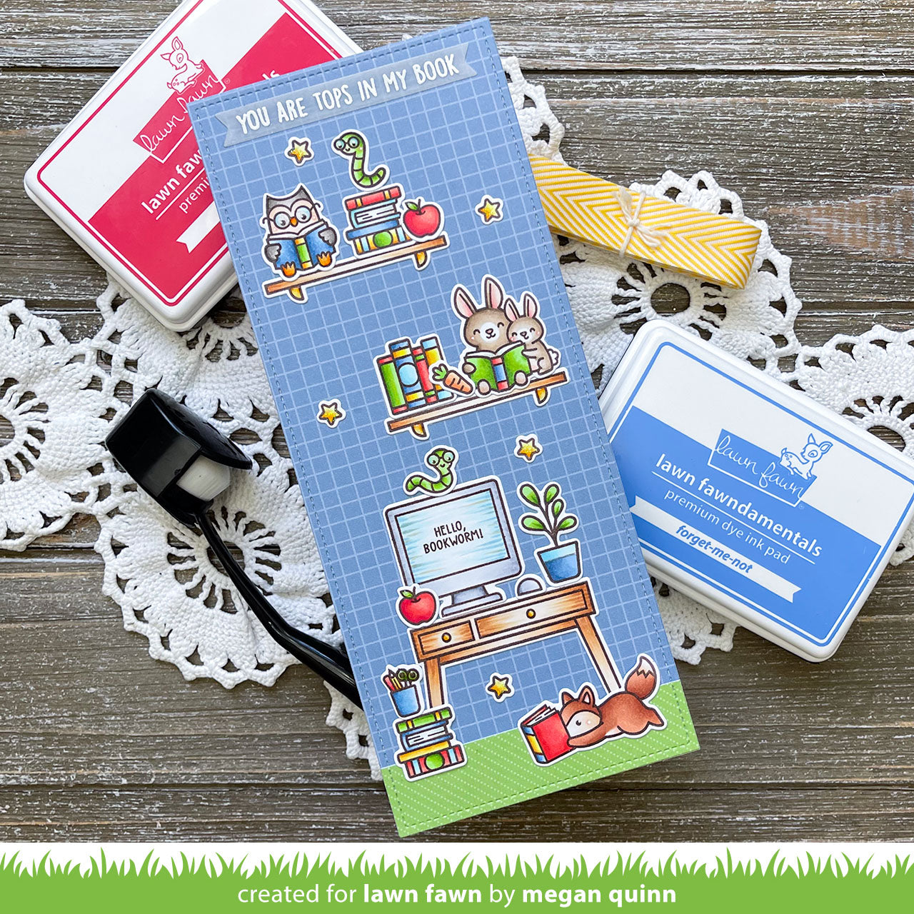 Little Woodland Library Stamp Set