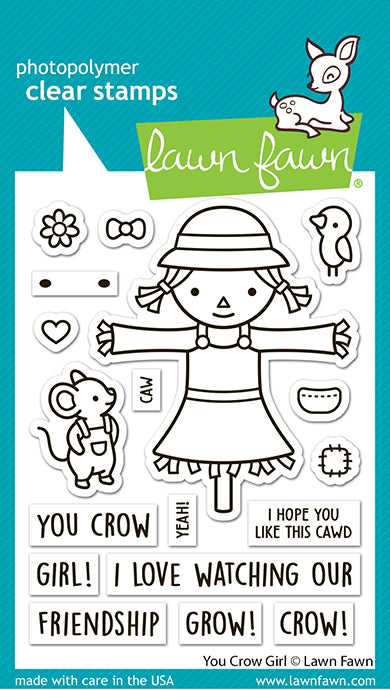 You Crow Girl Stamp Set