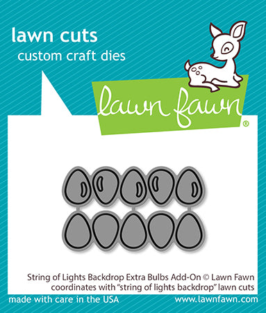 String Of Lights Backdrop Extra Bulbs Add-On Lawn Cuts