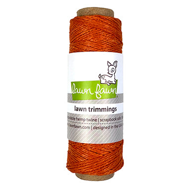 Orange Hemp Twine