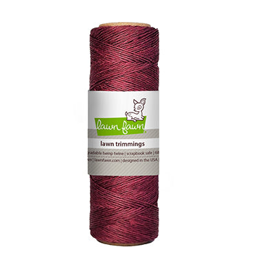 Burgundy Hemp Twine 