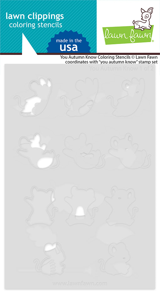You Autumn Know Coloring Stencils 