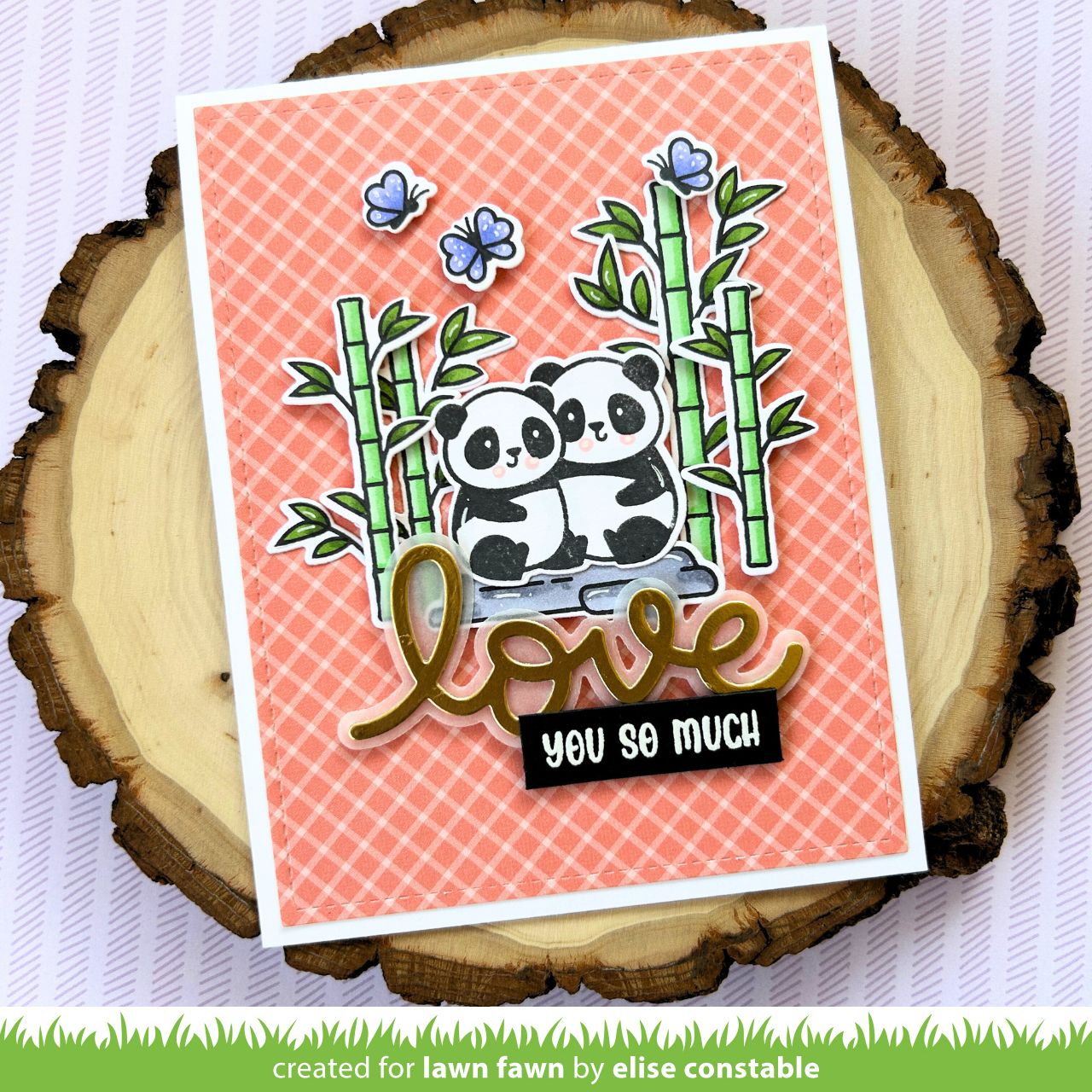 I Heart Pandas Stamp Set