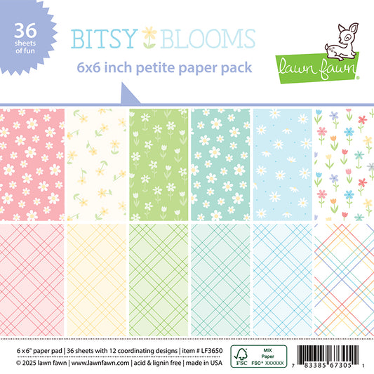 Bitsy Blooms 6x6 Petite Paper Pack