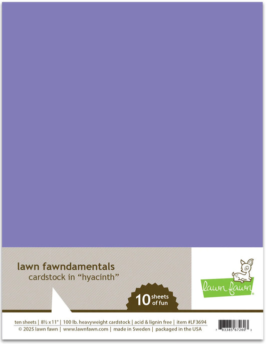 8.5 x 11 Cardstock - Hyacinth