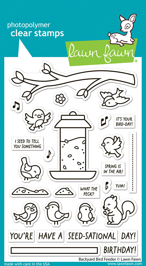 Backyard Bird Feeder Stamp Set