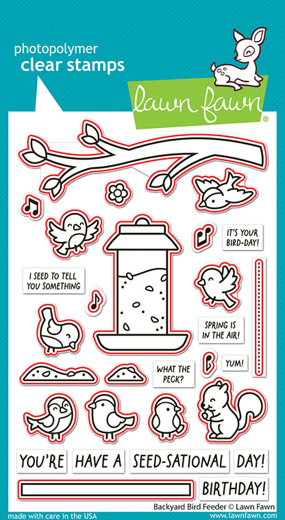 Backyard Bird Feeder Lawn Cuts