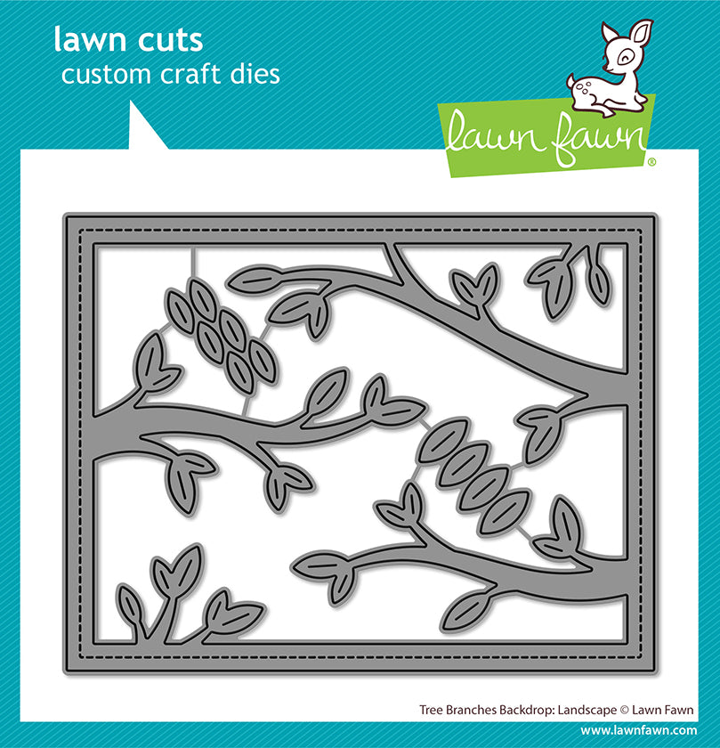 Tree Branches Backdrop: Landscape Lawn Cuts