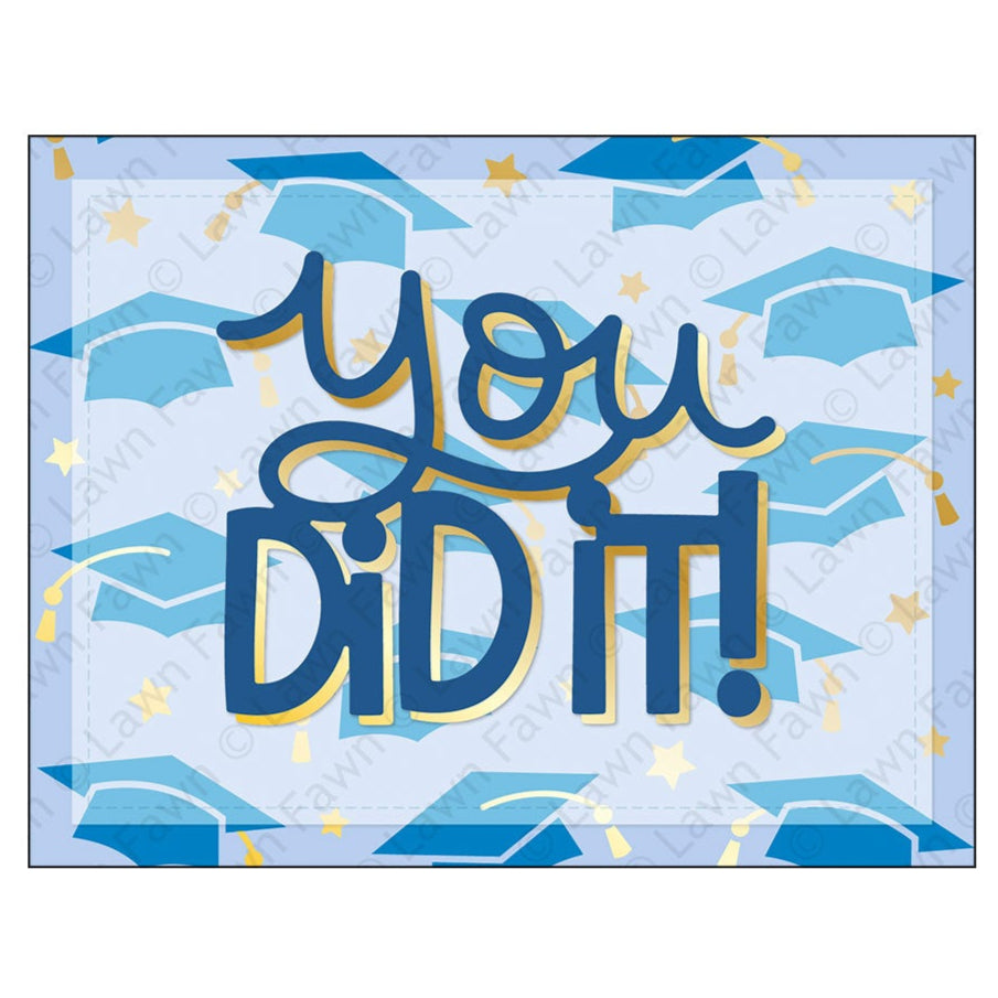 Graduation Caps Background Stencils