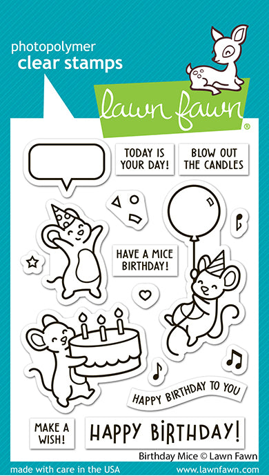 Birthday Mice Stamp Set