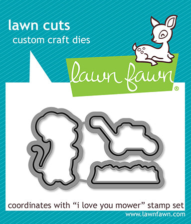 I Love You Mower Lawn Cuts