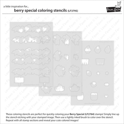 Berry Special Coloring Stencils