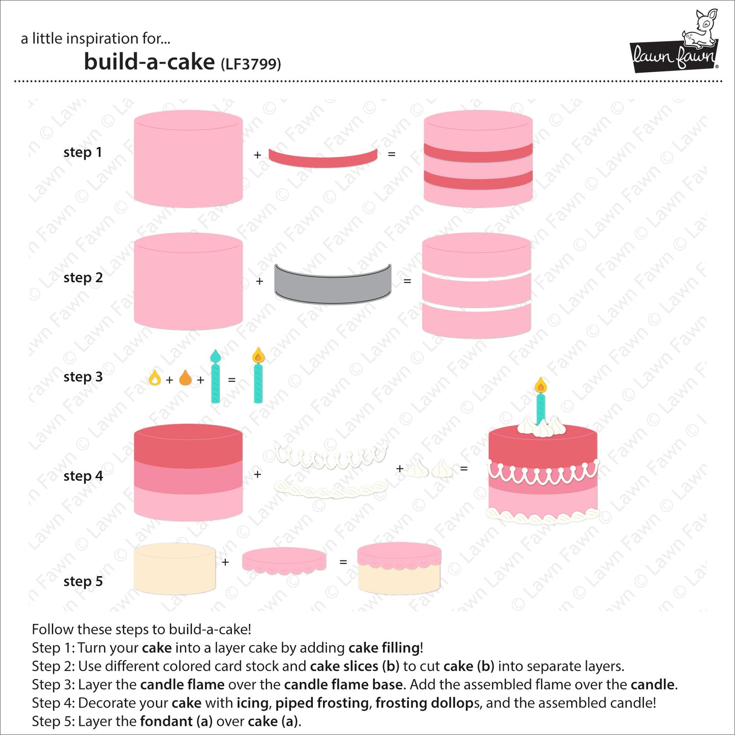Build-A-Cake Lawn Cuts
