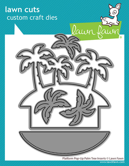 Platform Pop-Up Palm Tree Inserts Lawn Cuts