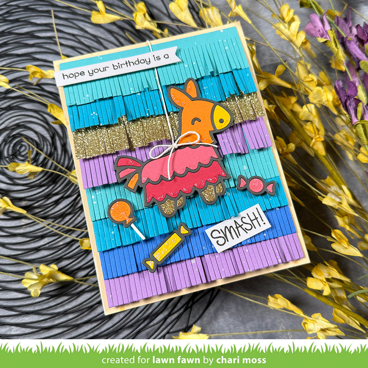 Festive Pinata Lawn Cuts