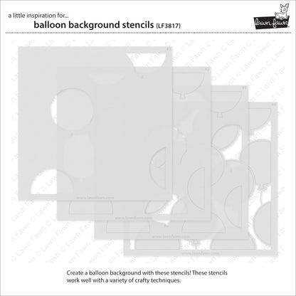 Balloon Background Stencils