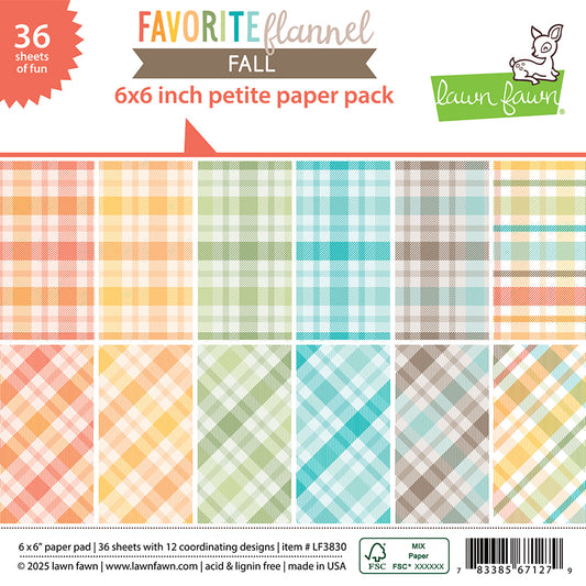 Favorite Flannel Fall 6x6 Petite Paper Pack