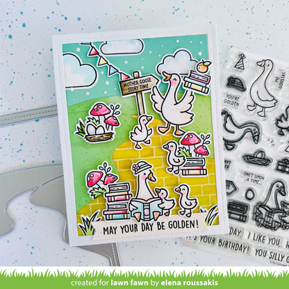 Silly Goose! Coloring Stencils