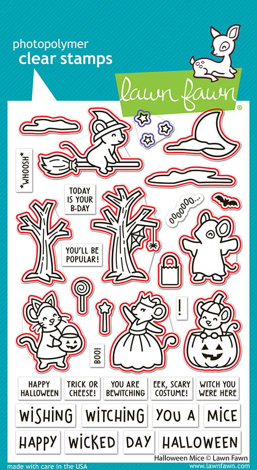 Halloween Mice Lawn Cuts