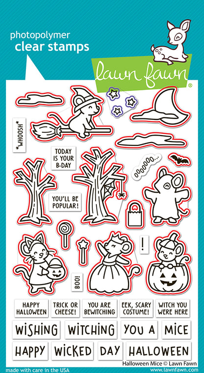 Halloween Mice Lawn Cuts