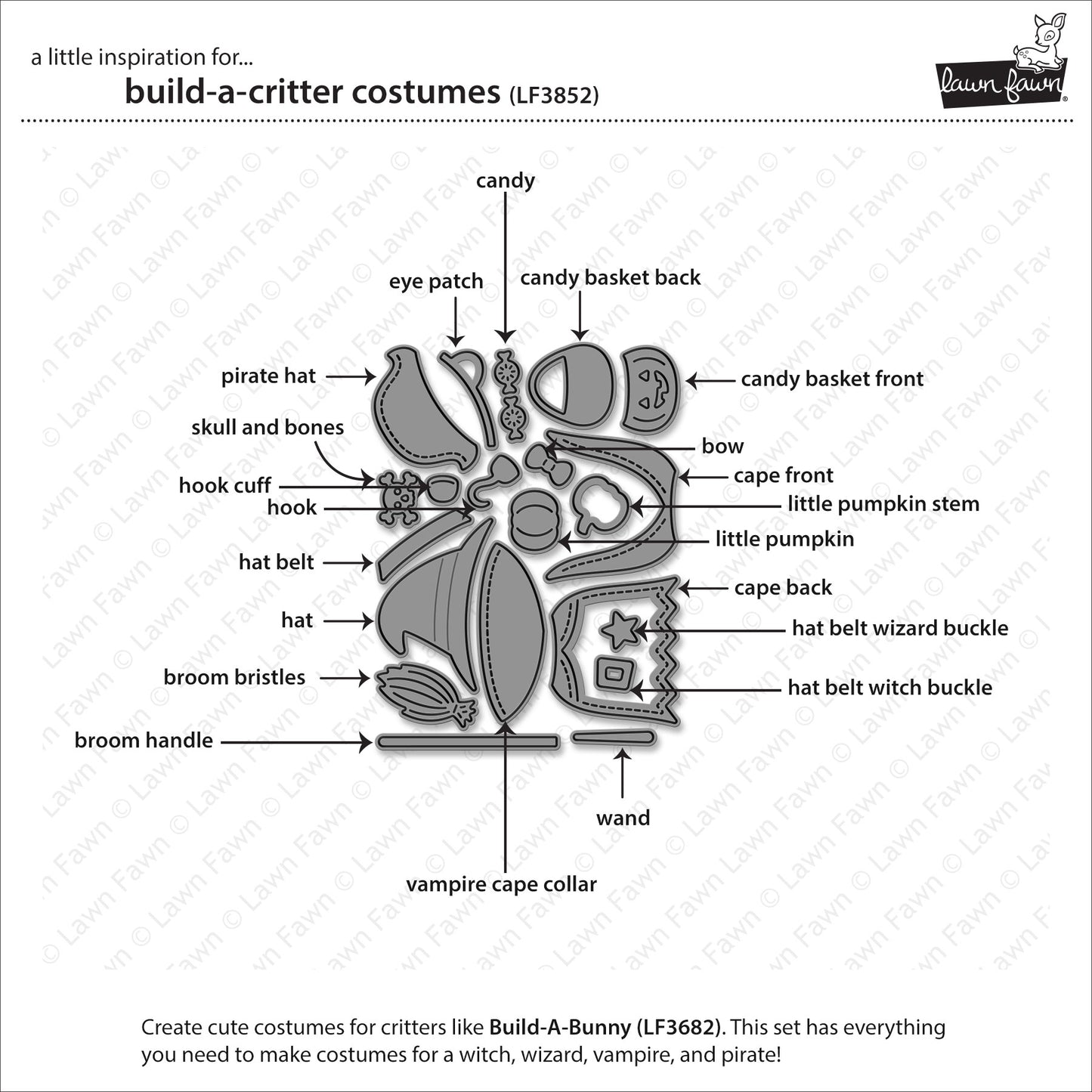 Build-A-Critter Costumes Lawn Cuts