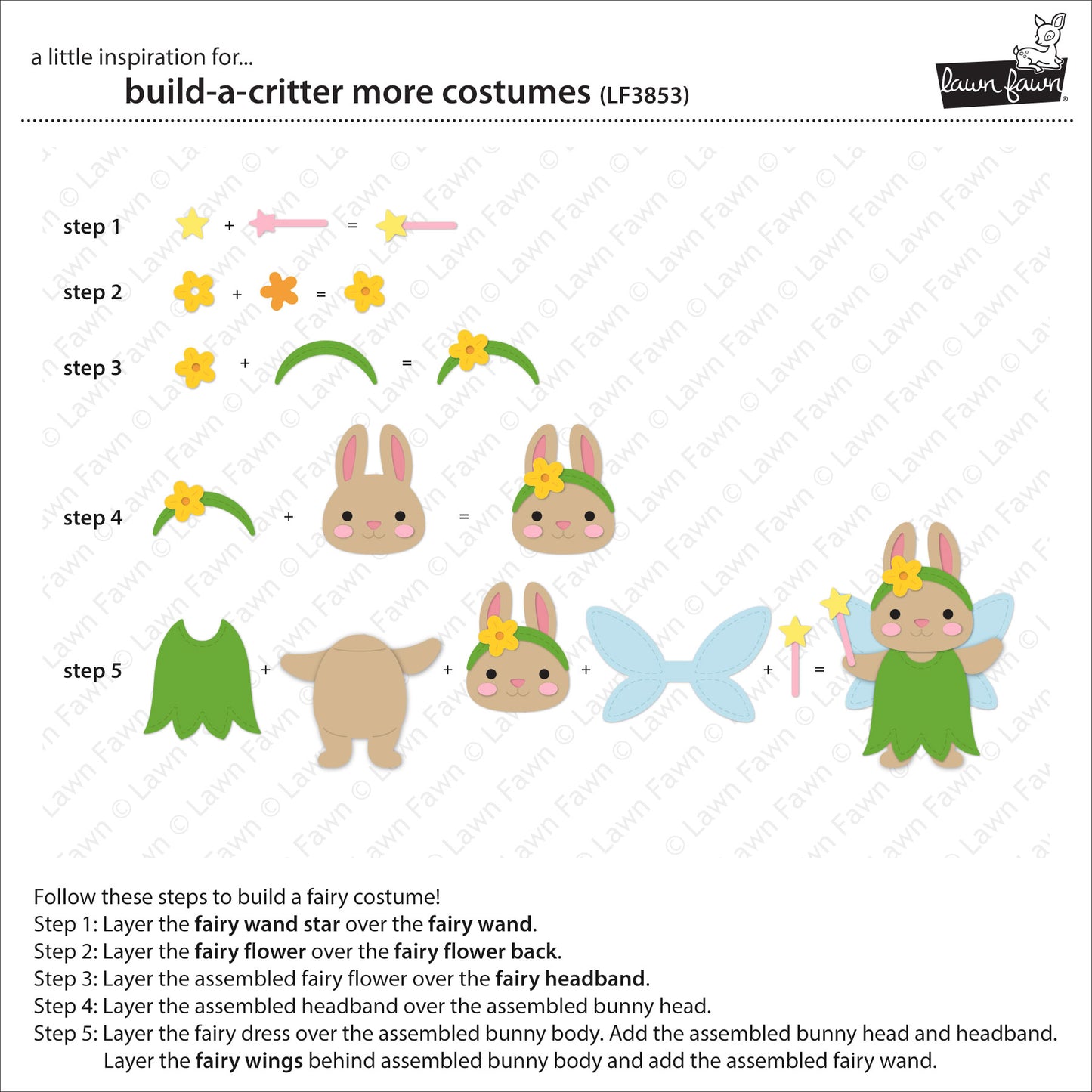 Build-A-Critter More Costumes Lawn Cuts