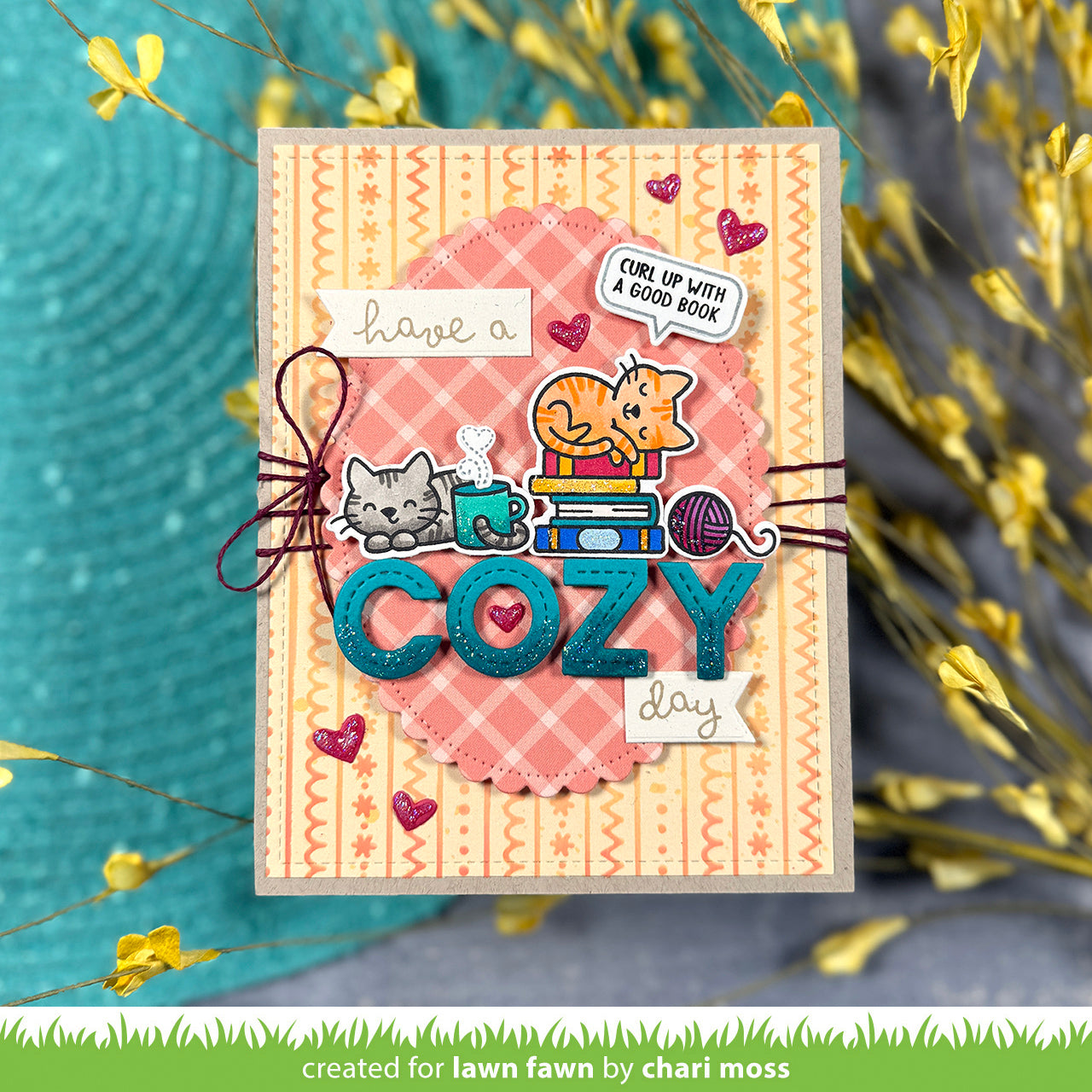 Cozy Cats Coloring Stencils