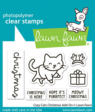 Cozy Cats Christmas Add-On Stamp Set