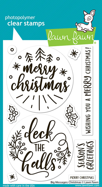 Big Messages: Christmas Stamp Set