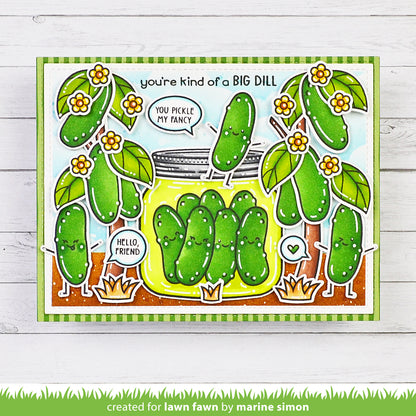 How You Bean? Pickle Add-On Coloring Stencil