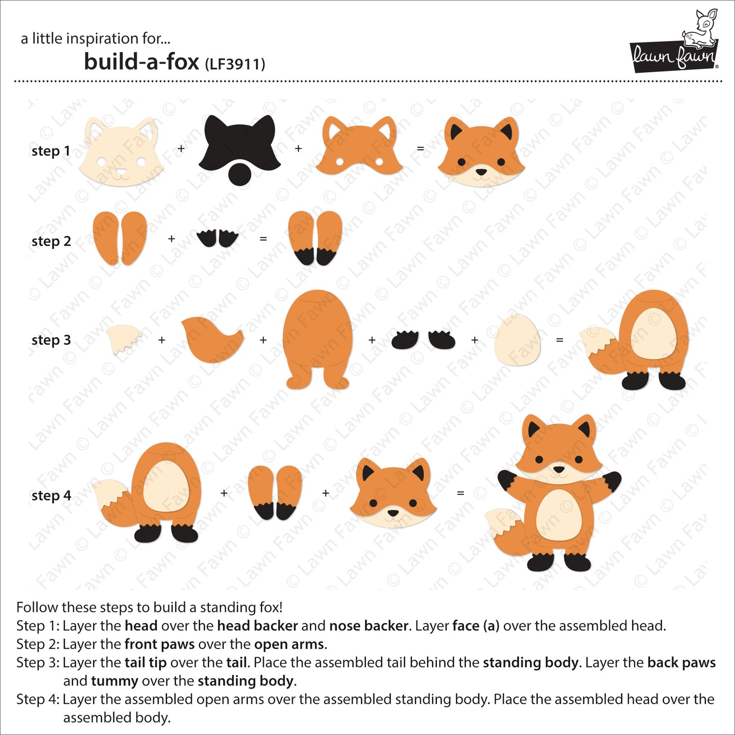 Build-A-Fox Lawn Cuts