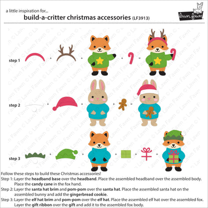 Build-A-Critter Christmas Accessories Lawn Cuts