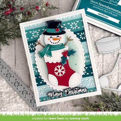 Nordic Snowflake Border Lawn Cuts